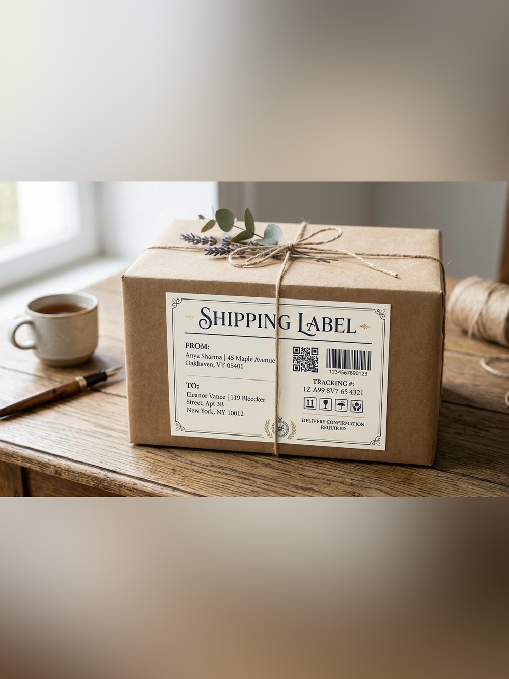 📦 USPS Priority Mail Shipping Label ~